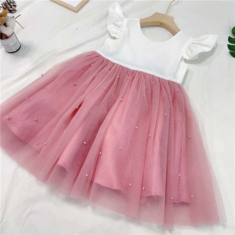 Girls Backless Princess Dress