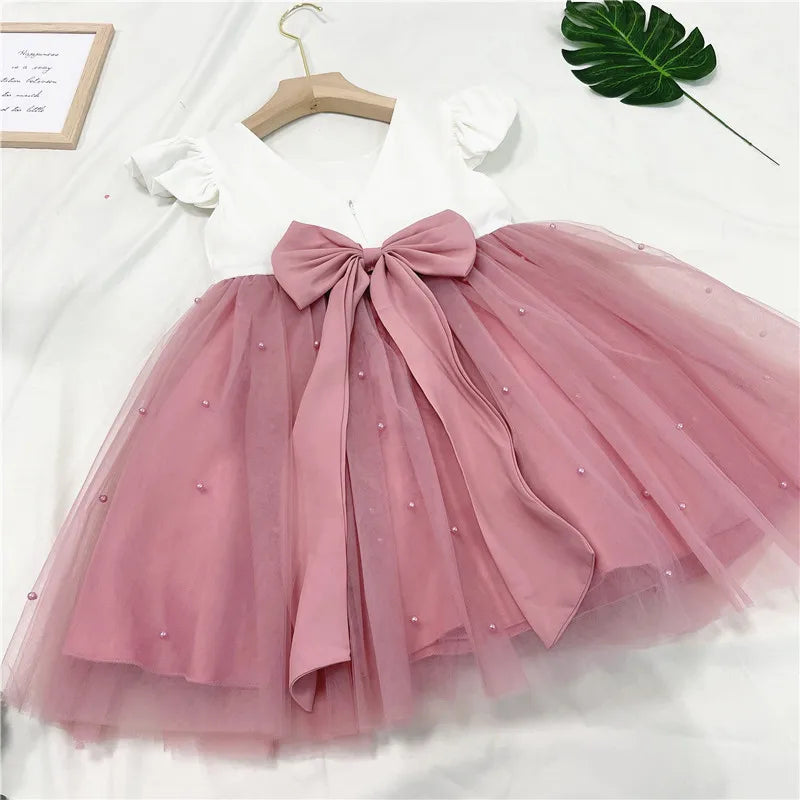 Girls Backless Princess Dress