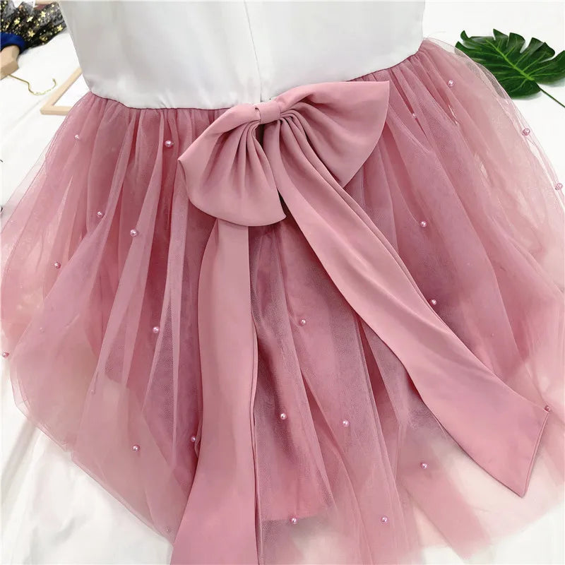 Girls Backless Princess Dress