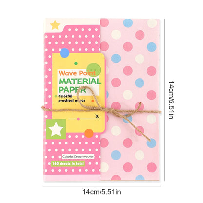 Pink Dream Scrapbookpapier mit Mustern, 160 Blatt