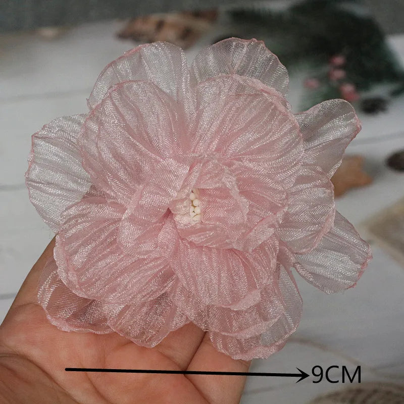 10PCS Pink flowers For Wedding and decoration