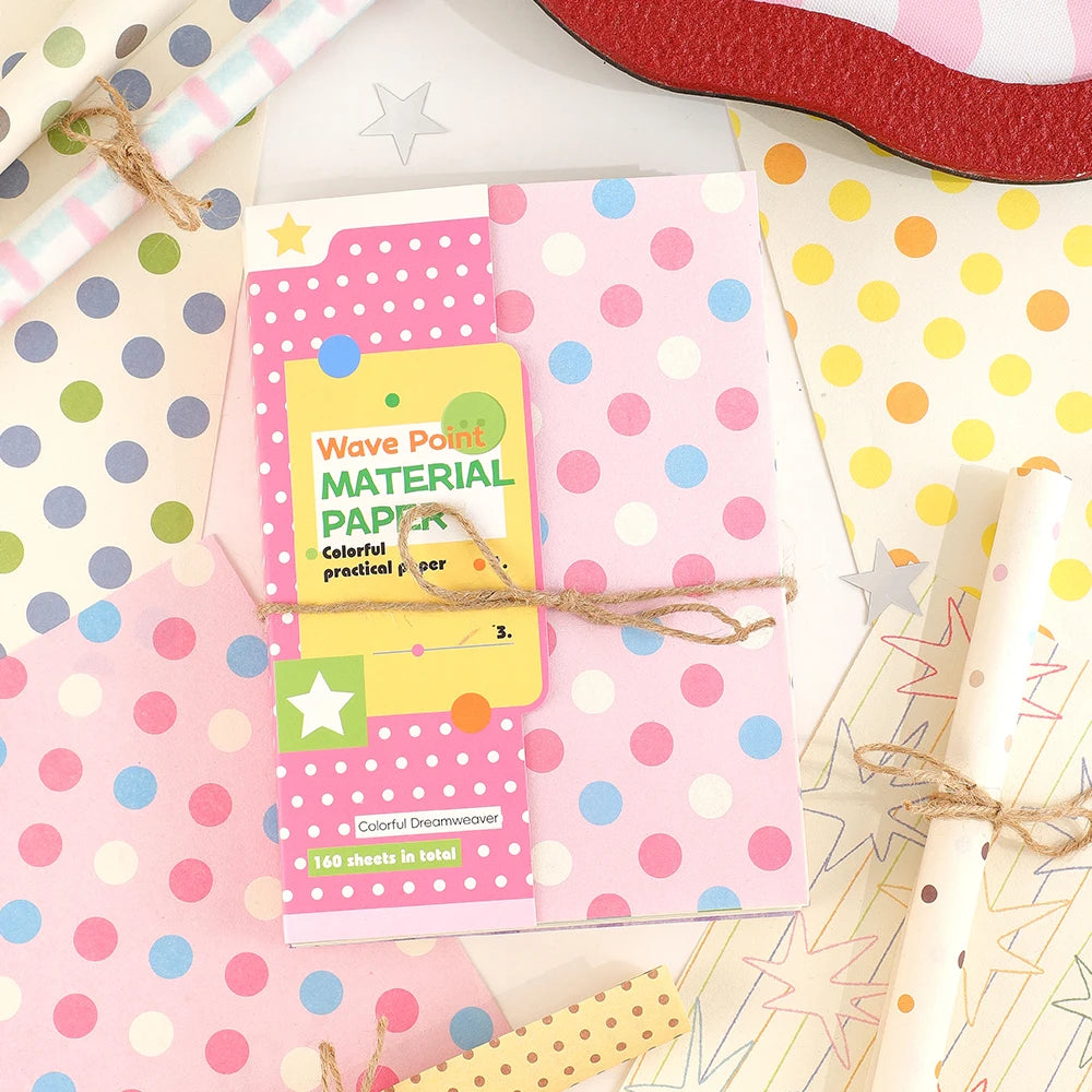 Pink Dream Scrapbookpapier mit Mustern, 160 Blatt