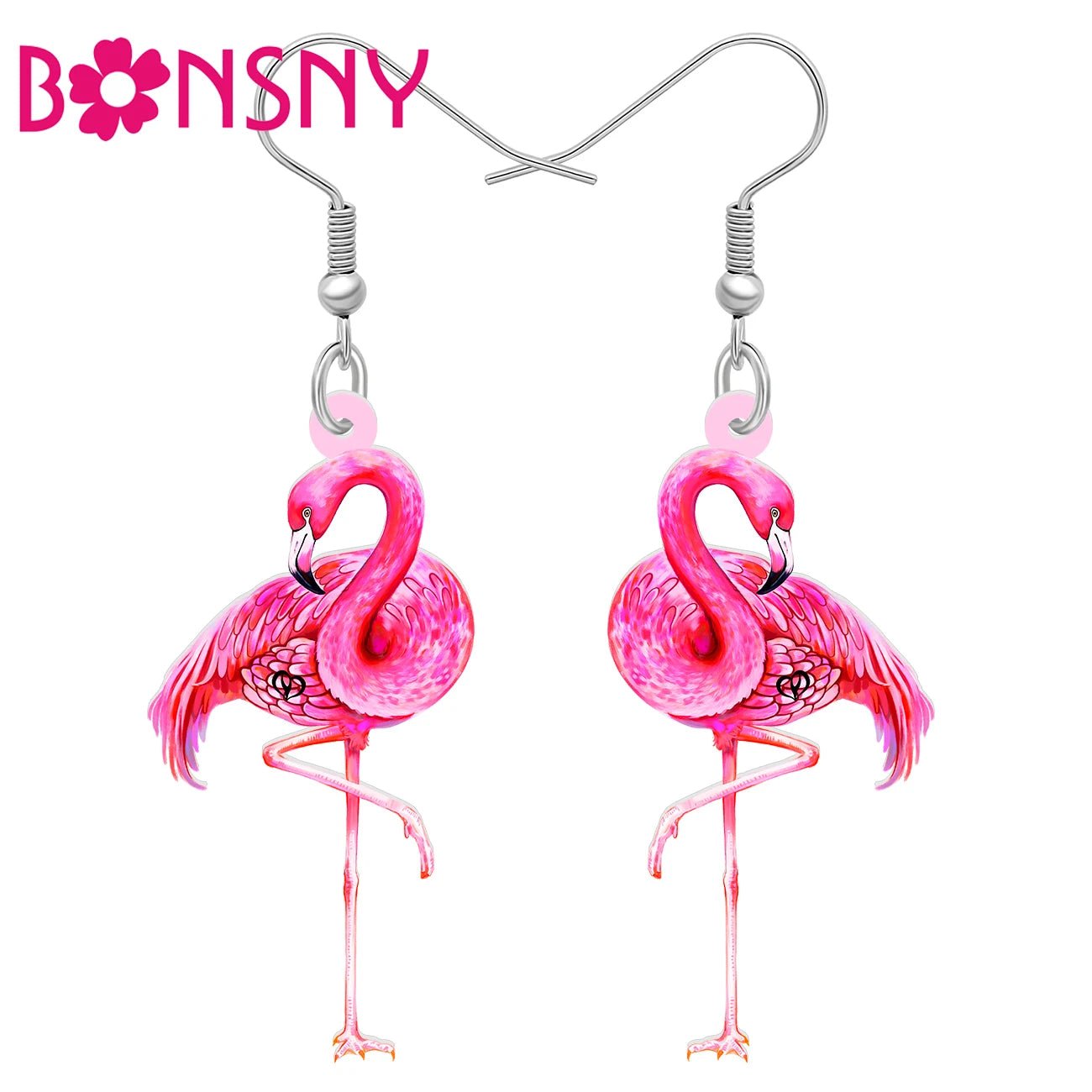 Pink Flamingo Earrings