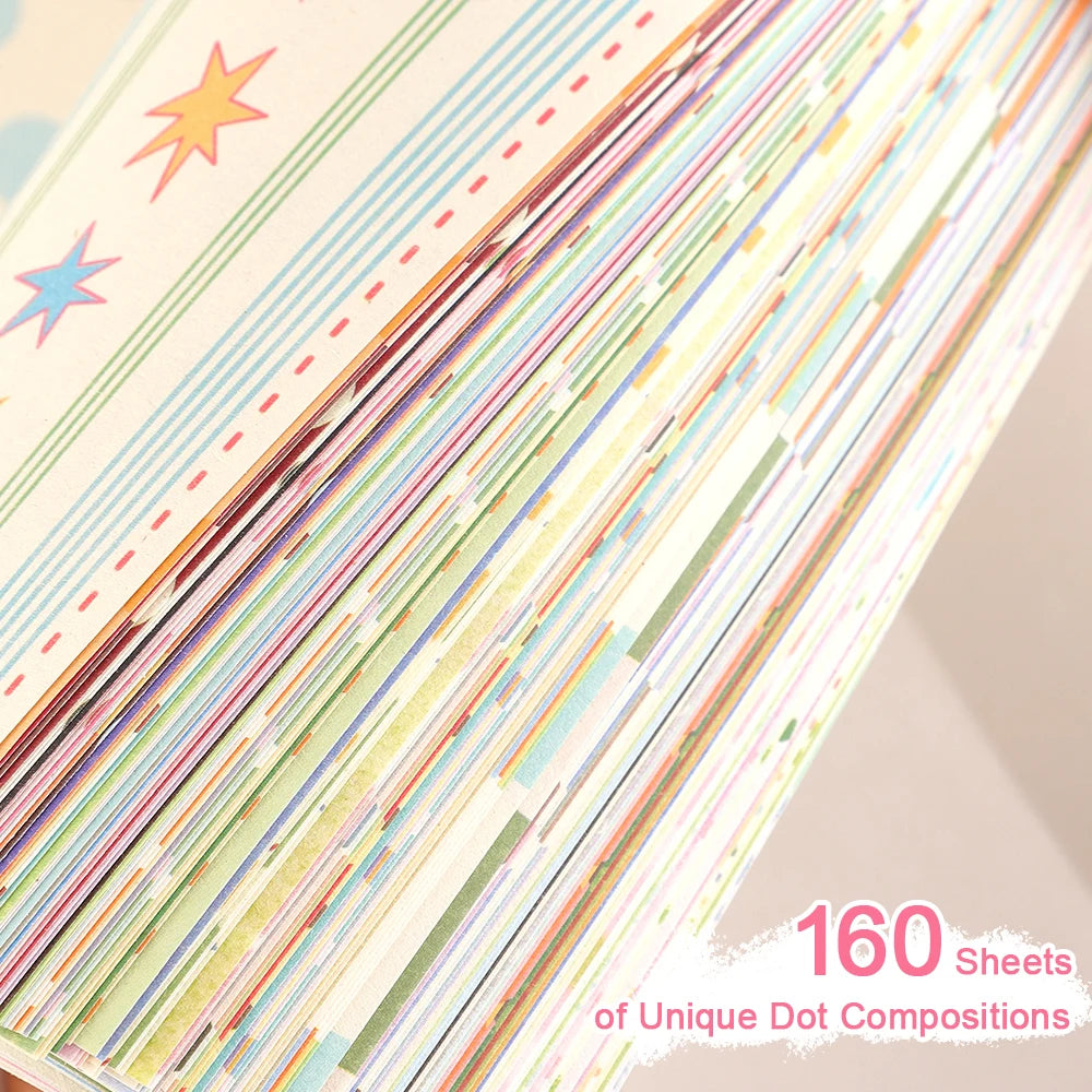 Pink Dream Scrapbookpapier mit Mustern, 160 Blatt