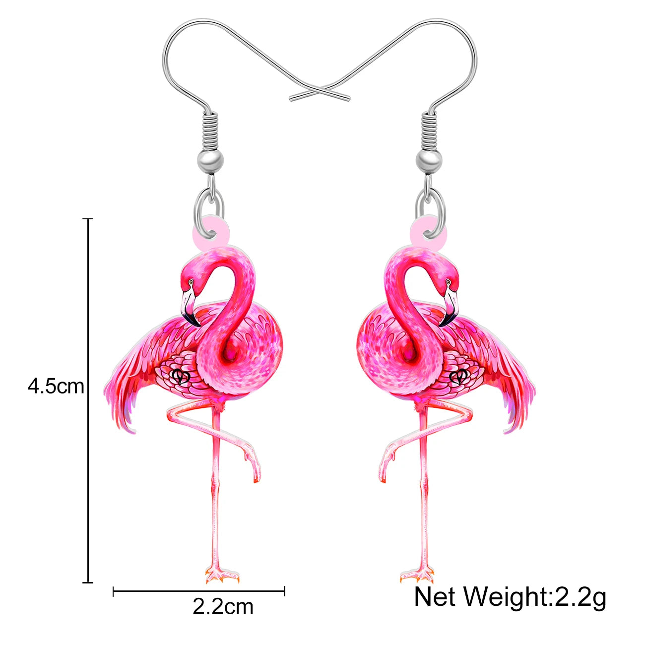 Pink Flamingo Earrings